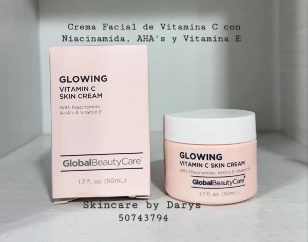 Crema Facial de Vitamina C con Niacinamida, AHA's y Vitamina E 💛's foto | Darys Skincare |  BizneCubano
