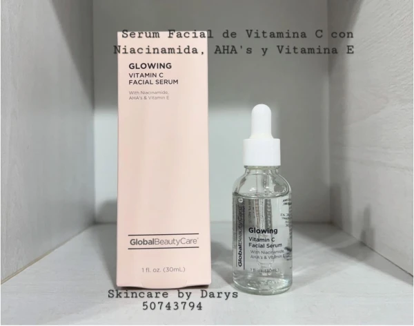 Sérum Facial de Vitamina C con Niacinamida, AHA's y Vitamina E 💛's foto | Darys Skincare |  BizneCubano