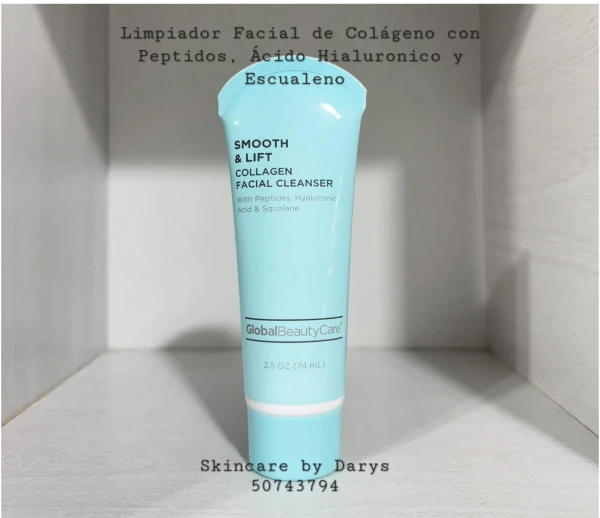 Limpiador Facial de Colágeno con Peptidos, Ácido Hialuronico y Escualano 🩵's foto | Darys Skincare |  BizneCubano